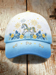 Unisex Swedish National Day Commemorative Art Print Hat