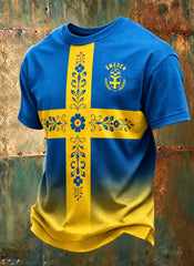 Herrarnas fotbollsmatch – hejarklackkonsttryck T-shirt