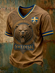 Herrarnas fotbollsmatch – hejarklackkonsttryck T-shirt