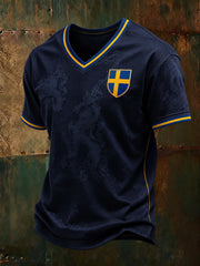 Herrarnas fotbollsmatch – hejarklackkonsttryck T-shirt