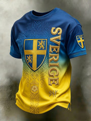 Herrtröja med tryck: Svensk fotbollslärd 2026
