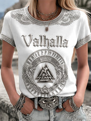 Dammens Valhalla T-shirt med tryck