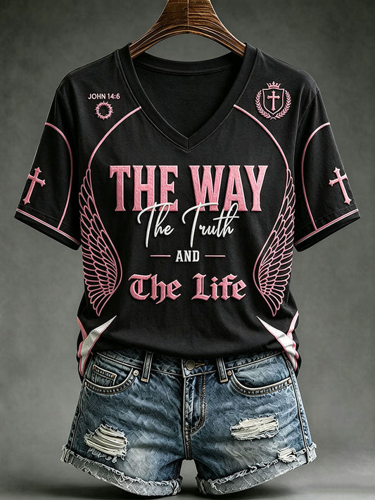 Women's the way thetruth és az élet rövid ujjú póló
