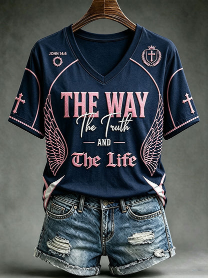 Women's the way thetruth és az élet rövid ujjú póló
